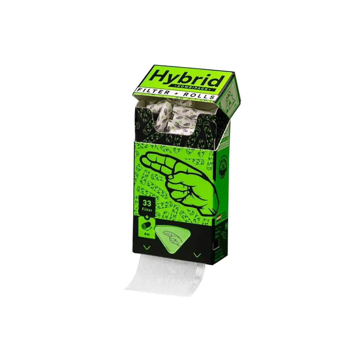 Hybrid Supreme Filters Kombipack 33 Aktivkohlefilterfilter + 4m Paper Rolls
