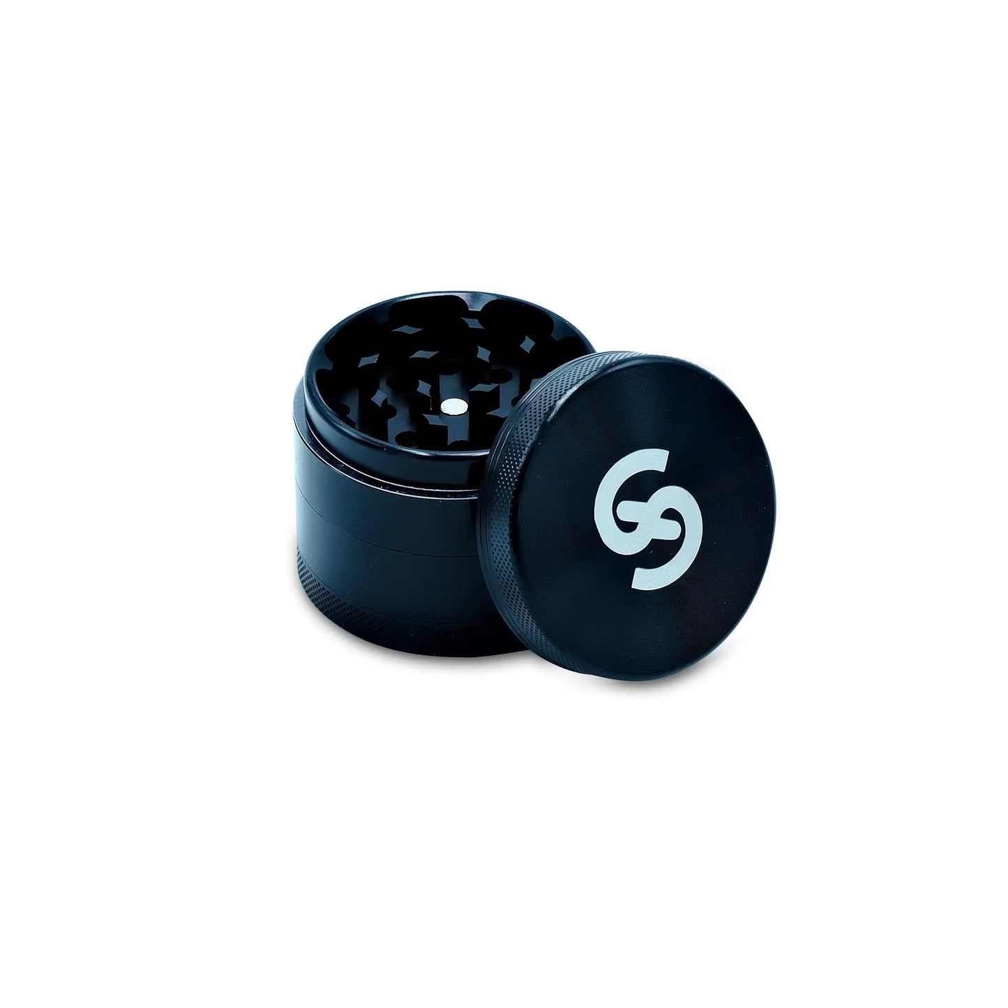 ShinyGreen Metal Grinder | ⌀ 5.5cm | 4-pieces | incl. pollen pusher