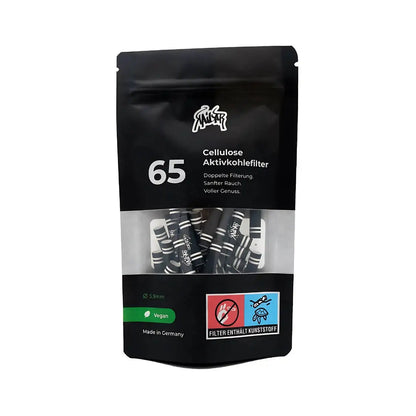 Kailar Aktivkohlefilter Cellulose Slim Mixed | ∅6mm | 65er Packung
