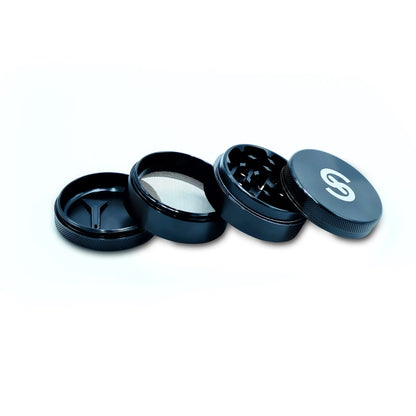 ShinyGreen Metal Grinder | ⌀ 5.5cm | 4-pieces | incl. pollen pusher